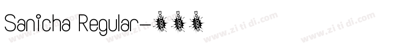 Sanicha Regular字体转换